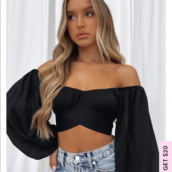 White Fox Boutique Tops - WHITEFOX NWT top S